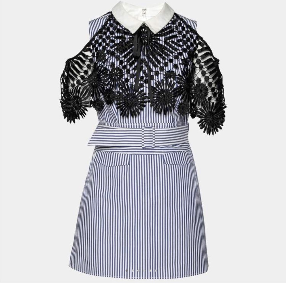 Never worn self portrait dress. Gorgeous detailing, great condition!